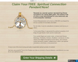 Revised! Spiritual Connection Pendant Offer with full funnel
